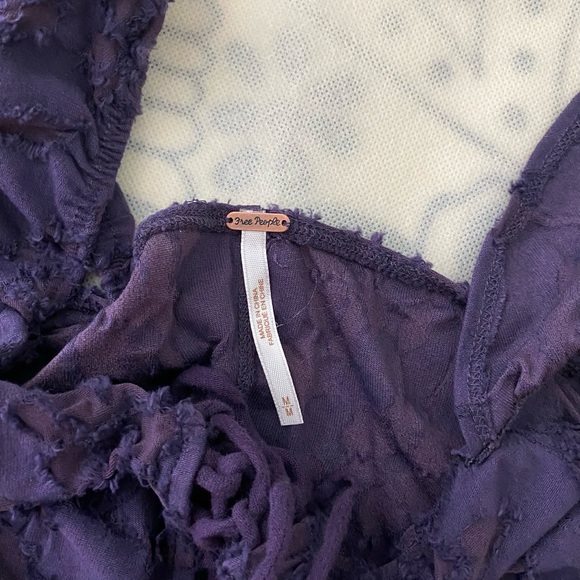 Free People Tops| Free People Purple Popsicle
Lace Up Top | Color: Purple size M - Picture 3 of 5